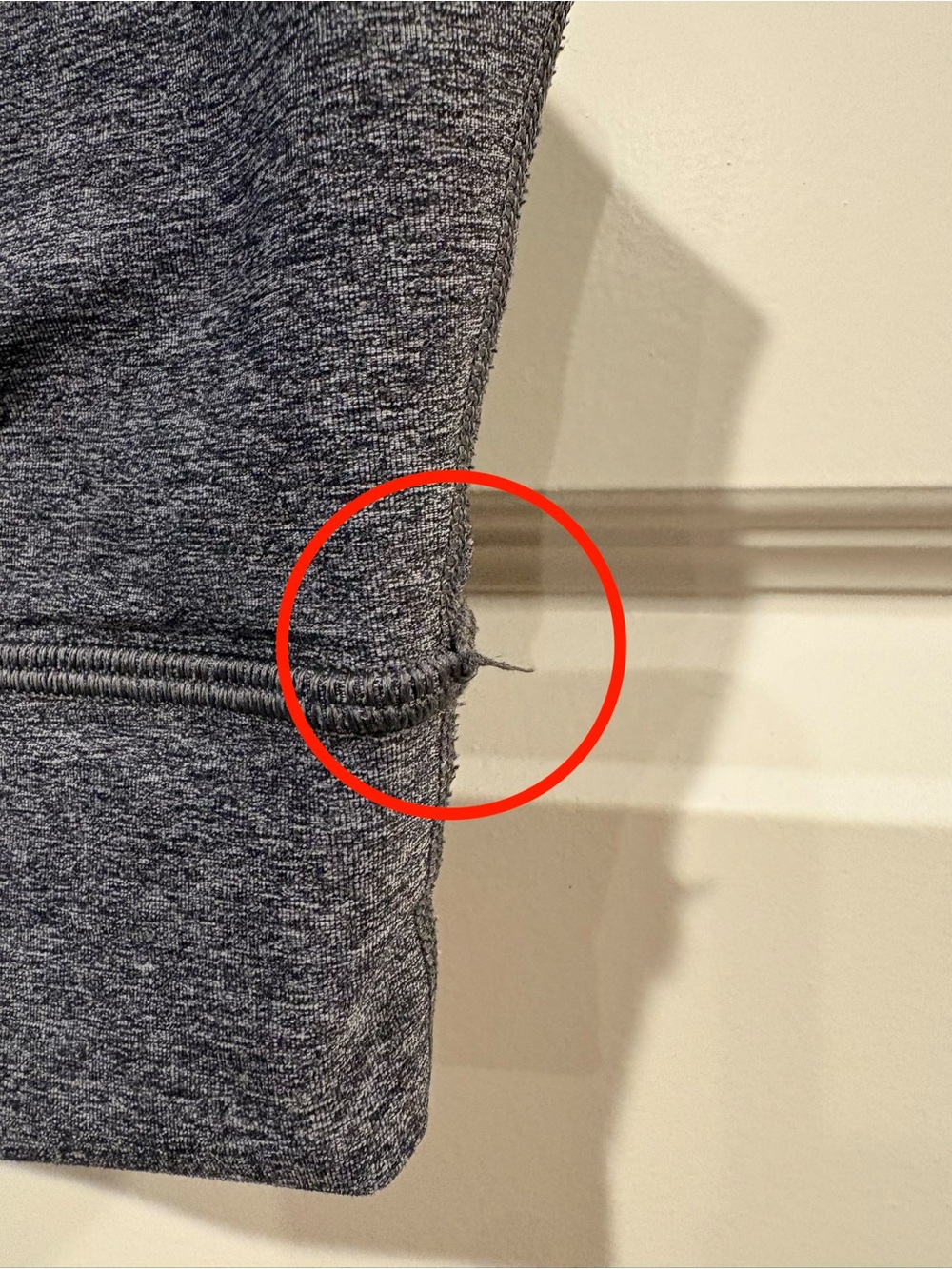 Lululemon Energy Sports Bra *Long Line Heathered Black 8 - Picture 5 of 5